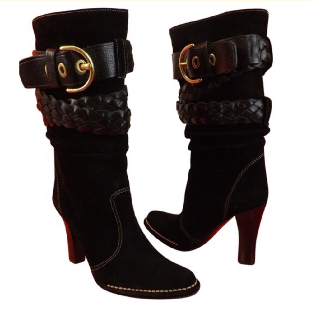 Like New!! Coach Randie Suede Boots 8.5